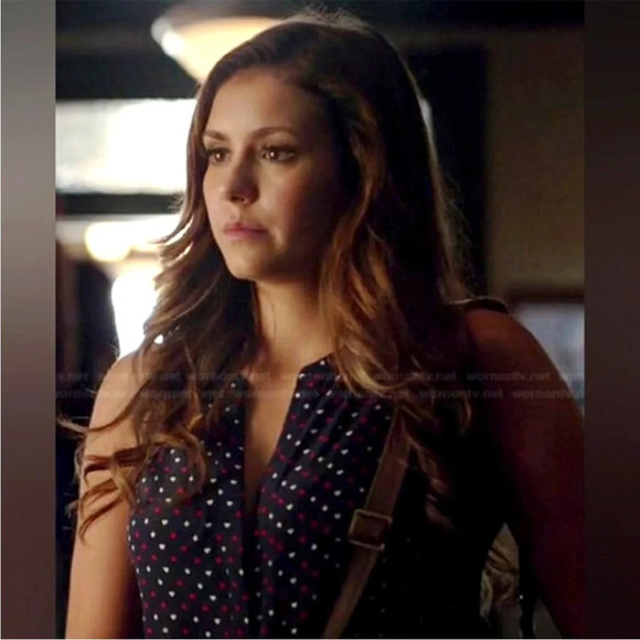 Joie Tops - ASO Elena Gilbert Joie Aruna Playing Cards Sleeveless Blouse
